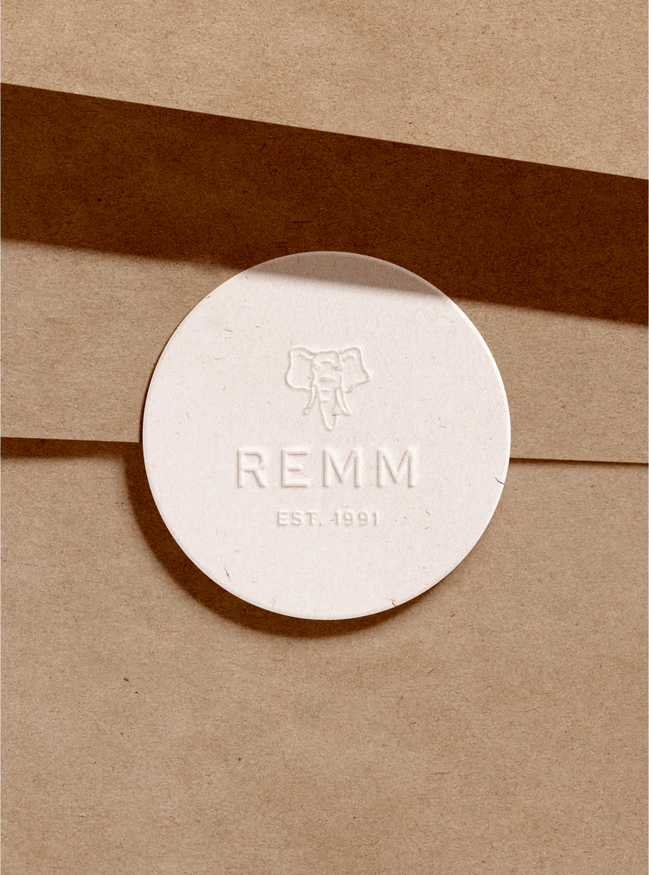 Brand identity for property company REMM